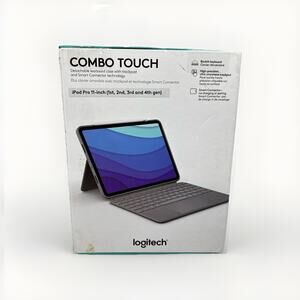 Logitech Combo Touch Keyboard Case with Trackpad – 11” iPad Pro (1st–4th Gen)